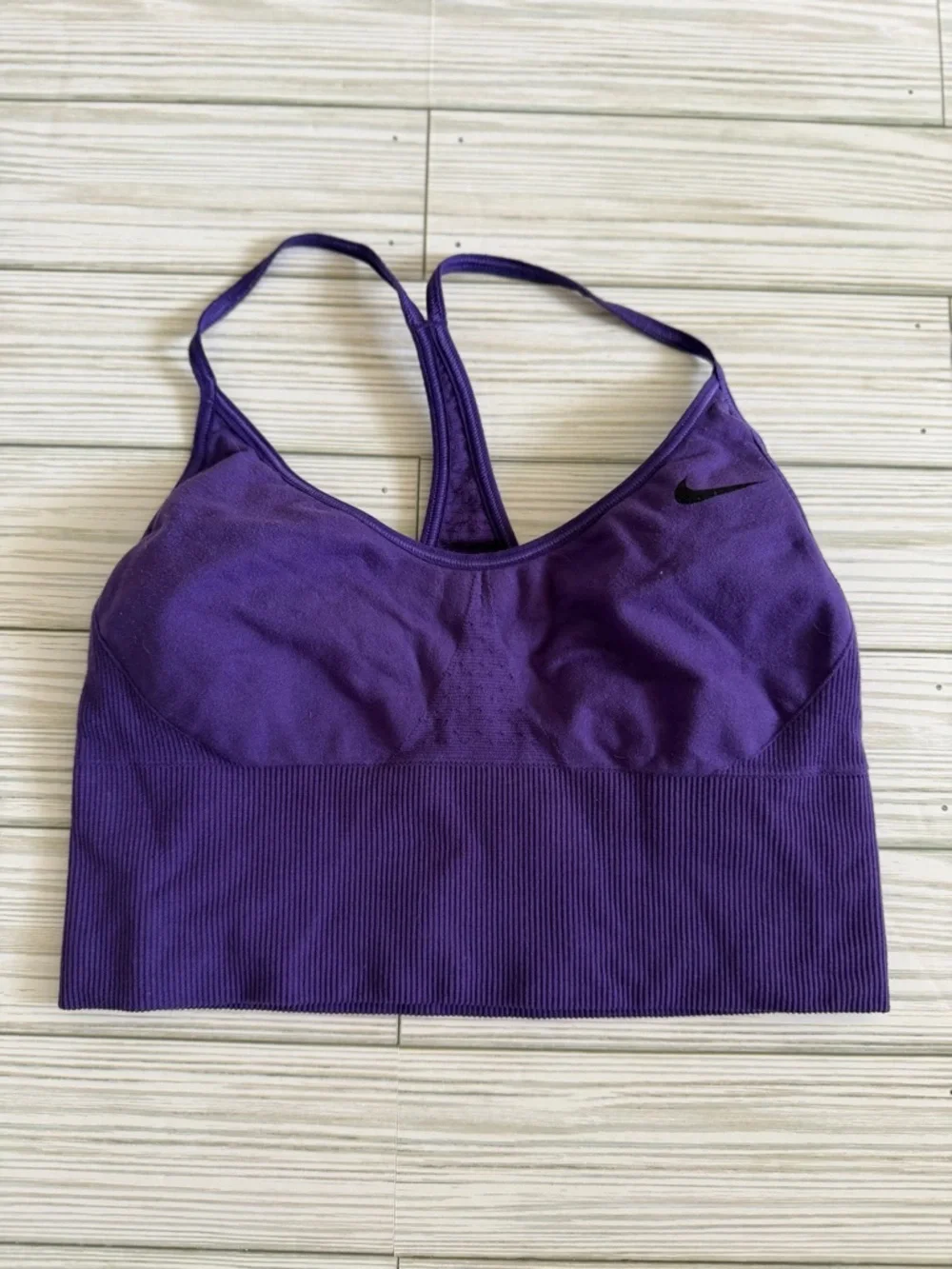 Nike | Dri-Fit Purple Seamless Sports Bra - Size XS